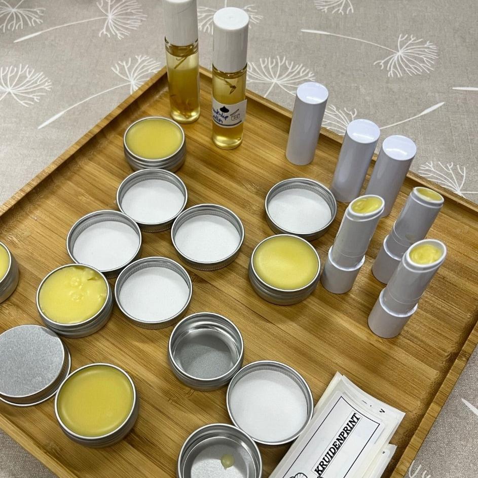 REFILL & RECHARGE: DIY PAKKET goudsbloemzalf/toverzalf - Kruidenprint
